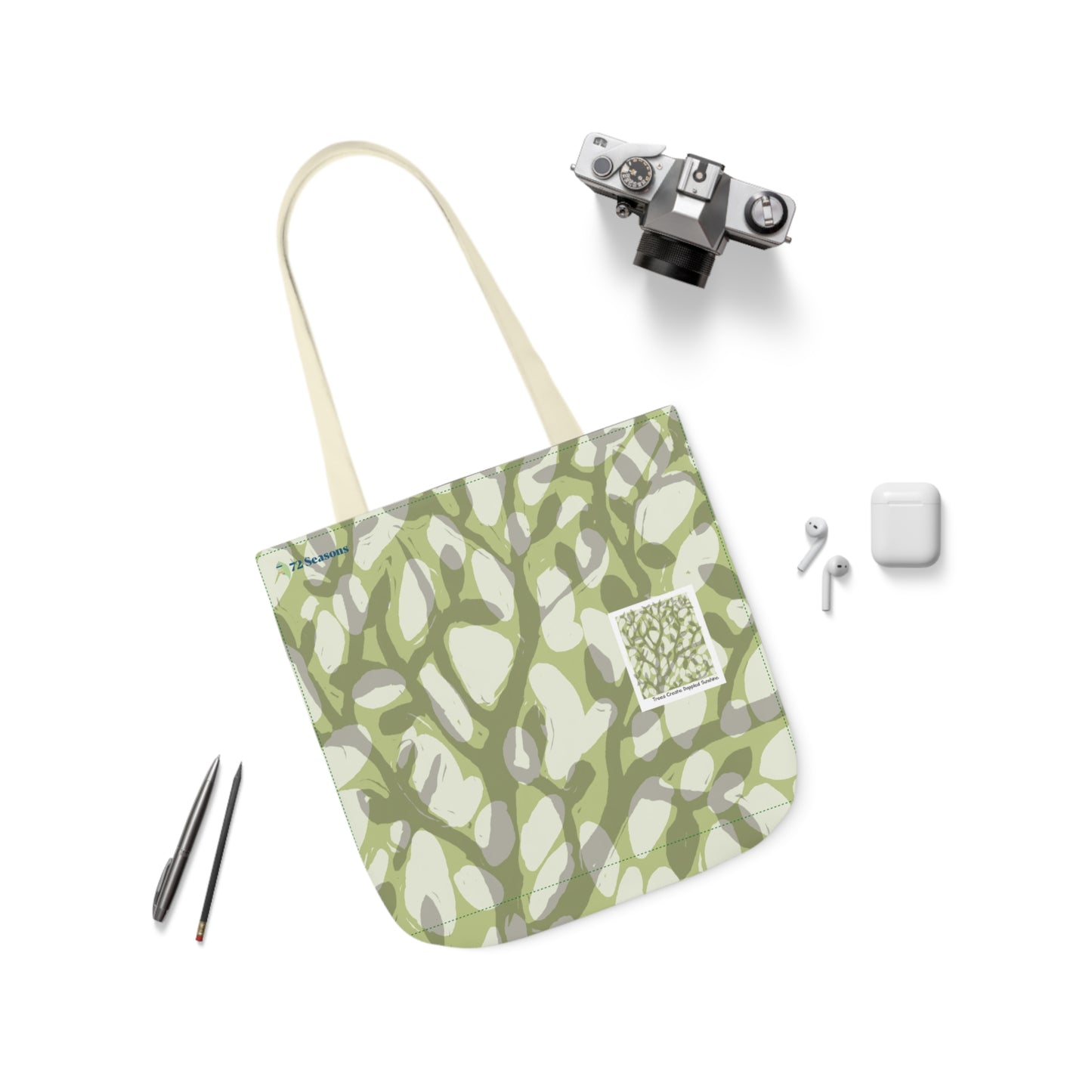 Trees Create Dappled Sunshine Canvas Tote Bag