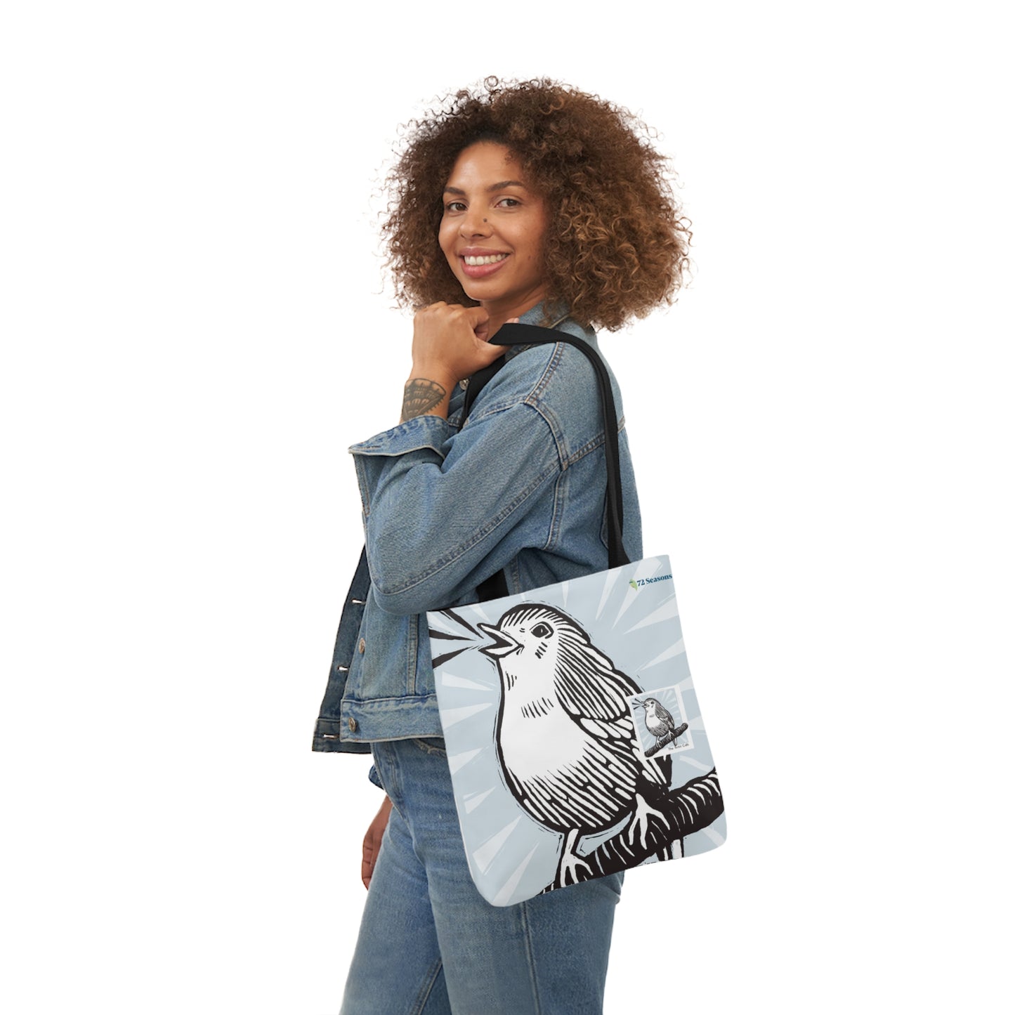 The Robin Calls Canvas Tote Bag