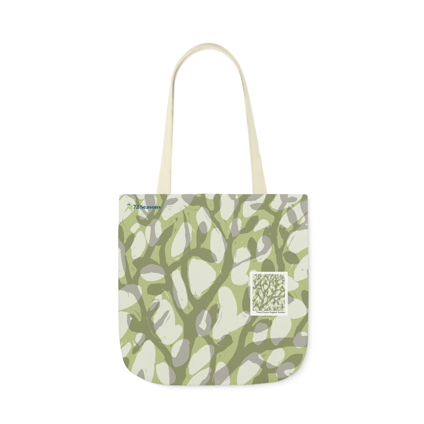 Trees Create Dappled Sunshine Canvas Tote Bag