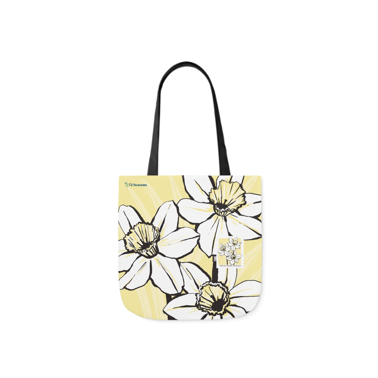 Daffodils Dance in the Breeze Canvas Tote Bag