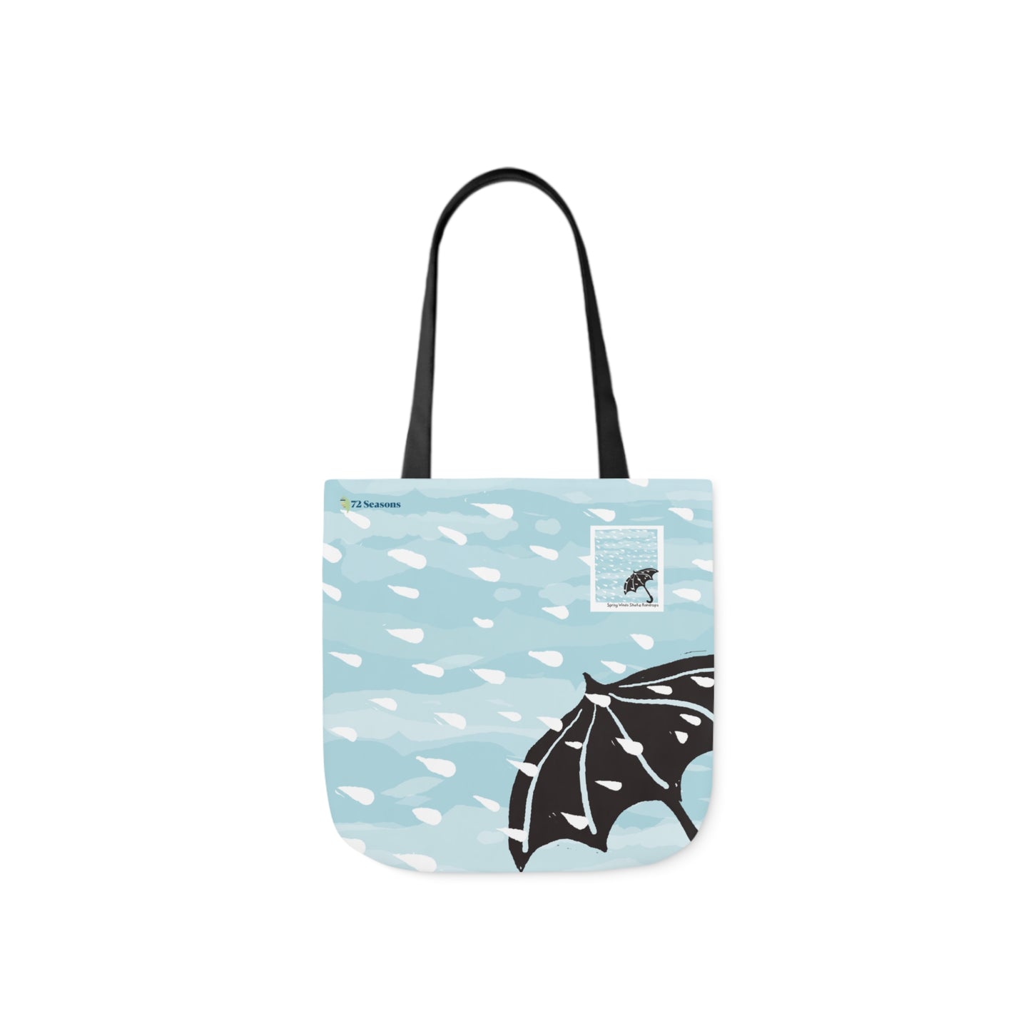 Spring Winds Shake Raindrops Canvas Tote Bag