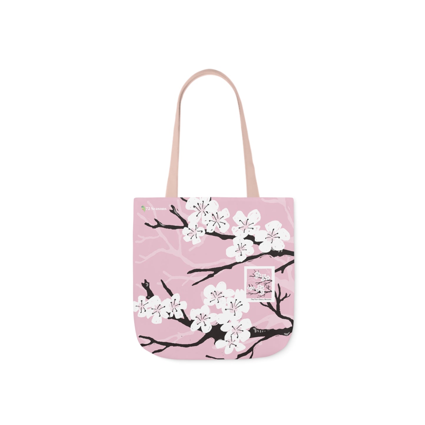 The First Cherry Blossoms Canvas Tote Bag