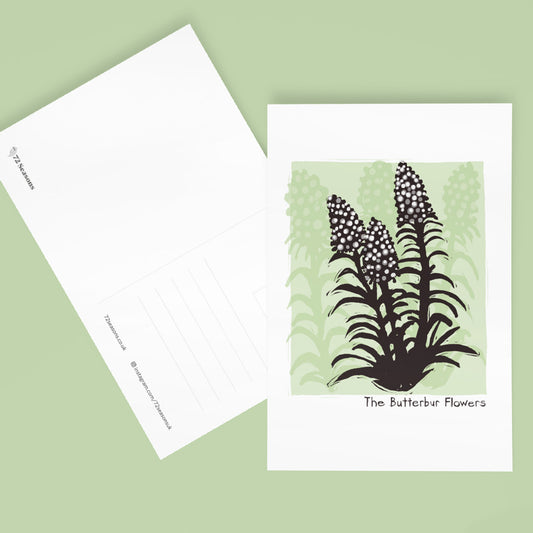 The Butterbur Flowers postcard