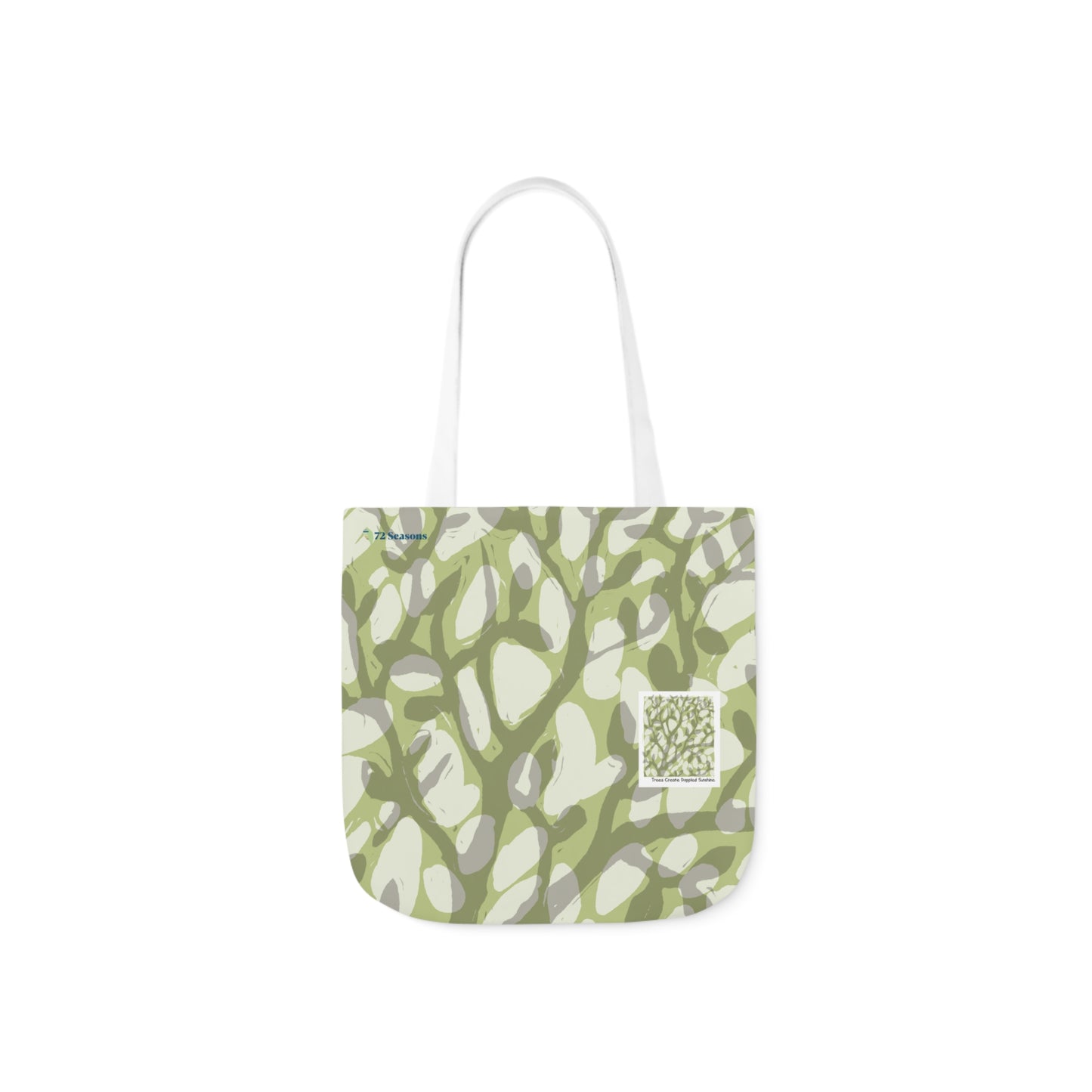 Trees Create Dappled Sunshine Canvas Tote Bag