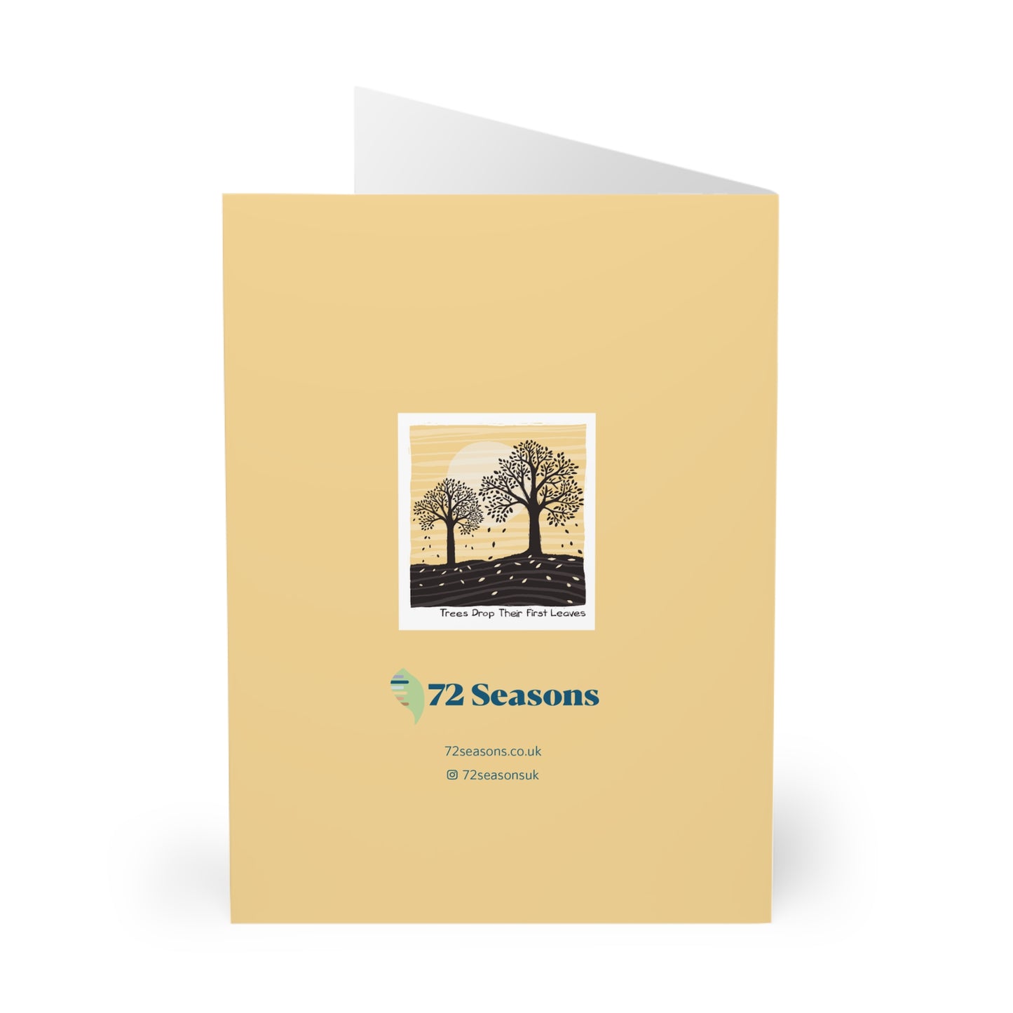 Trees Drop Their First Leaves greeting card (5 pack)