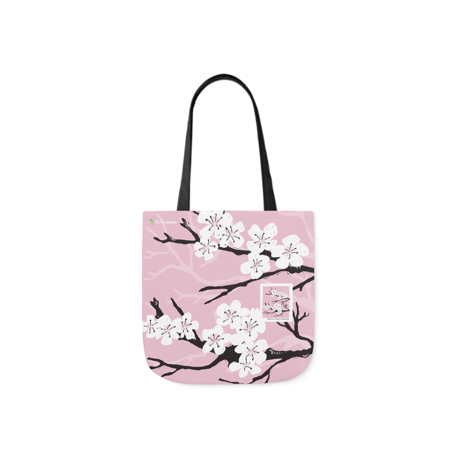 The First Cherry Blossoms Canvas Tote Bag