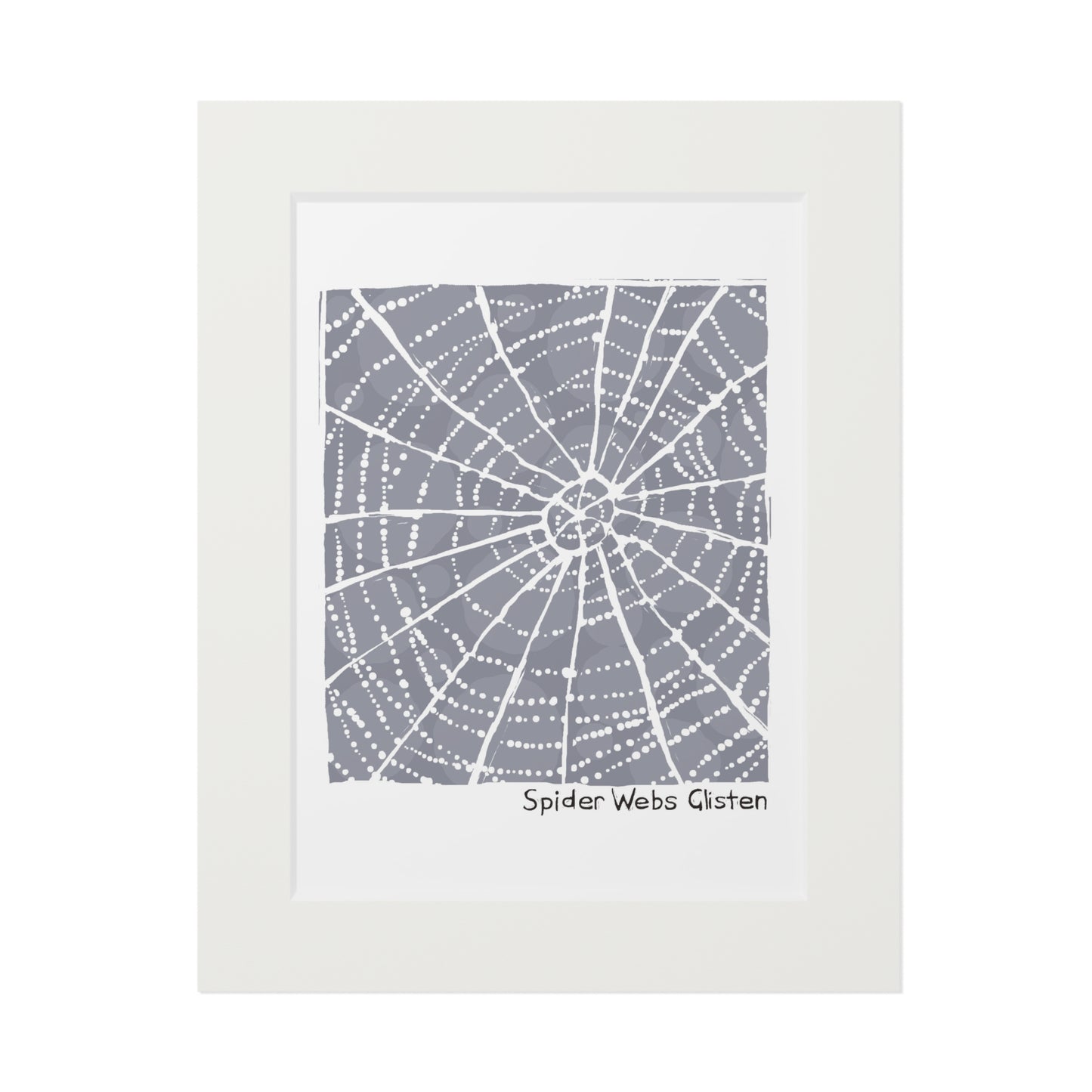 Spider Webs Glisten Fine Art Print