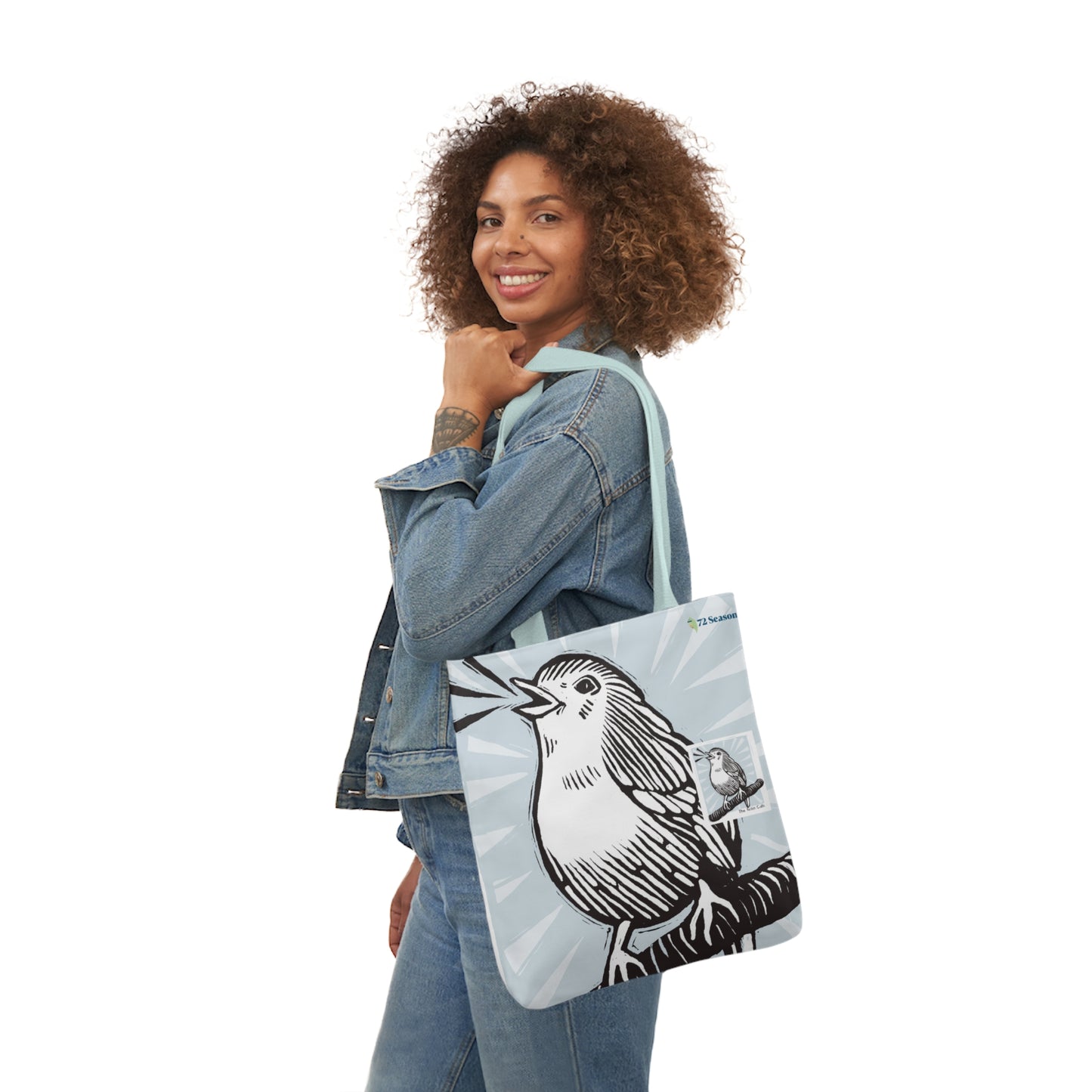 The Robin Calls Canvas Tote Bag