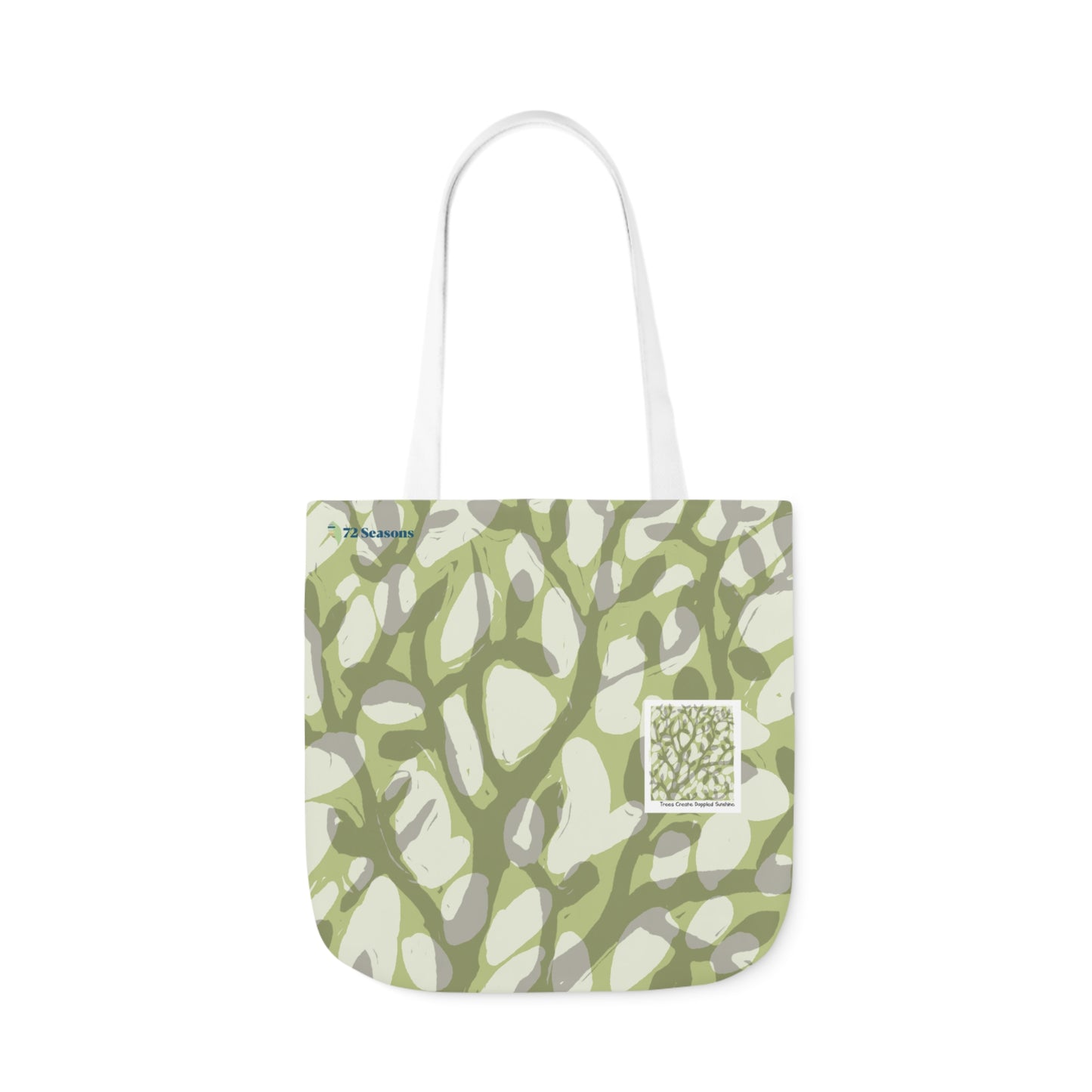 Trees Create Dappled Sunshine Canvas Tote Bag