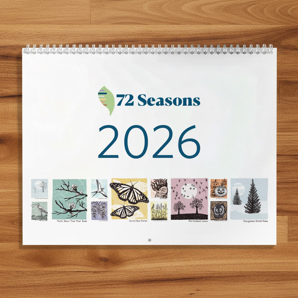 72 Seasons 2026 Wall Calendar