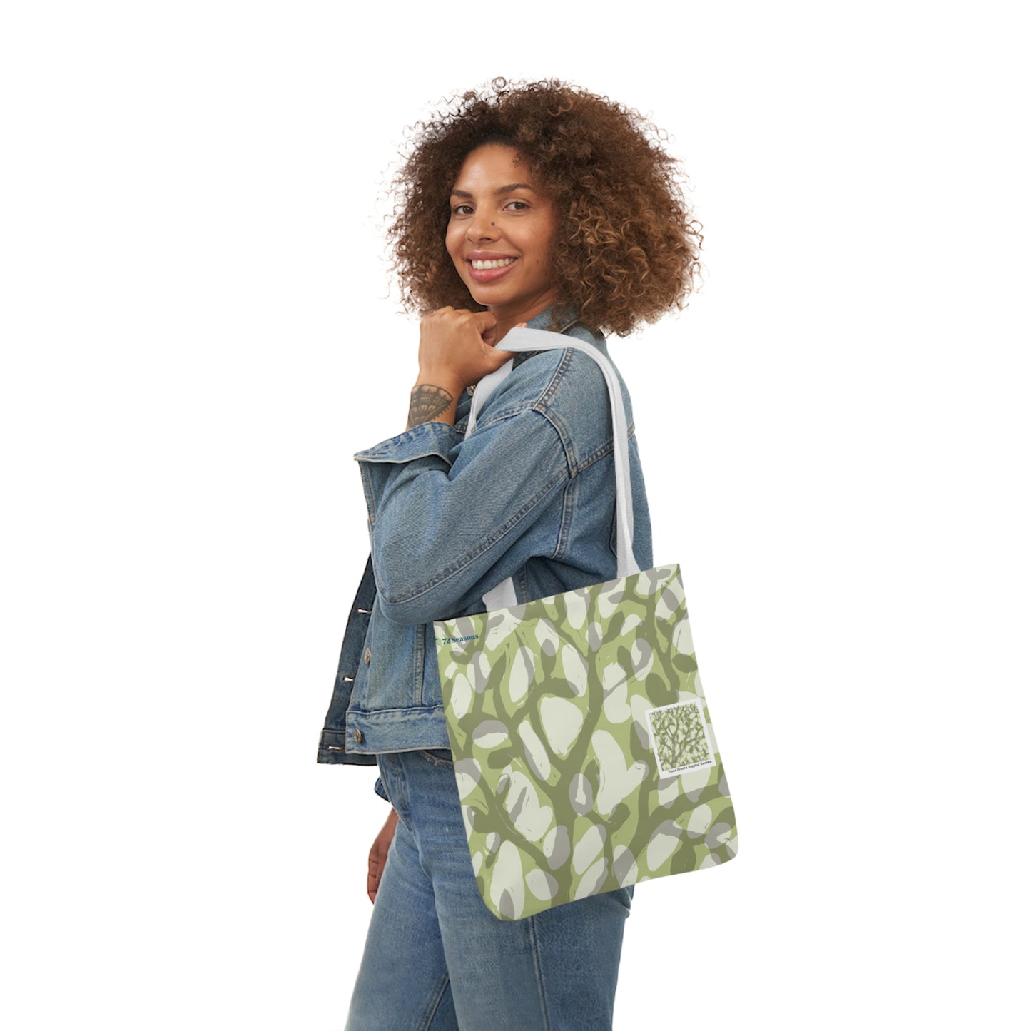 Trees Create Dappled Sunshine Canvas Tote Bag