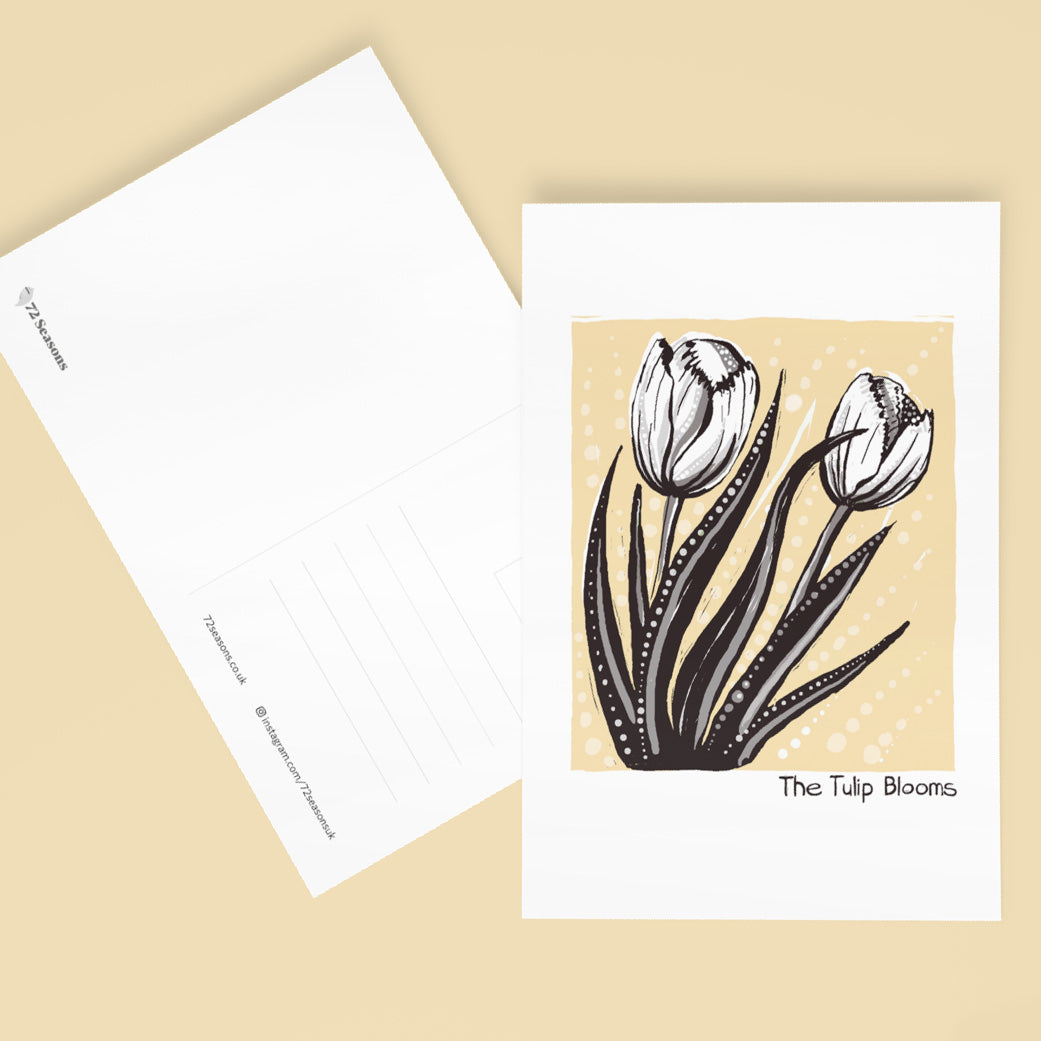 The Tulip Blooms postcard