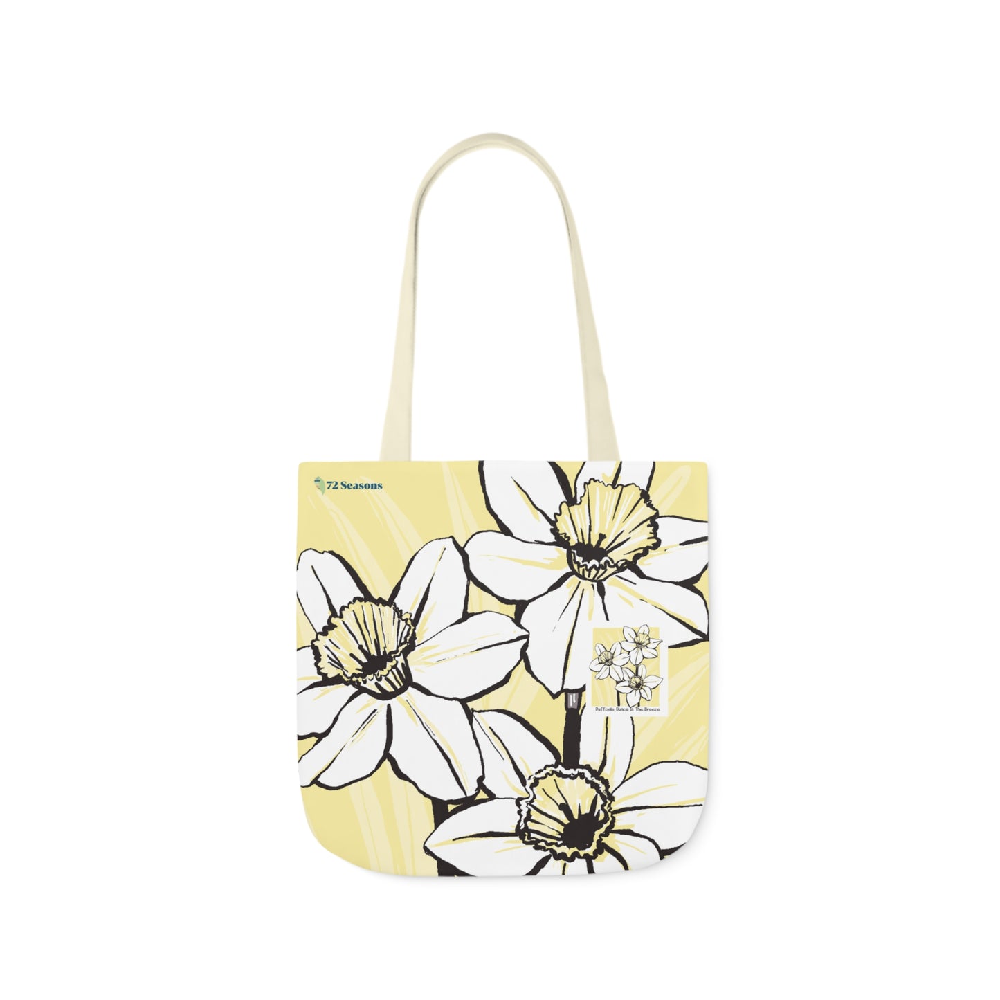 Daffodils Dance in the Breeze Canvas Tote Bag