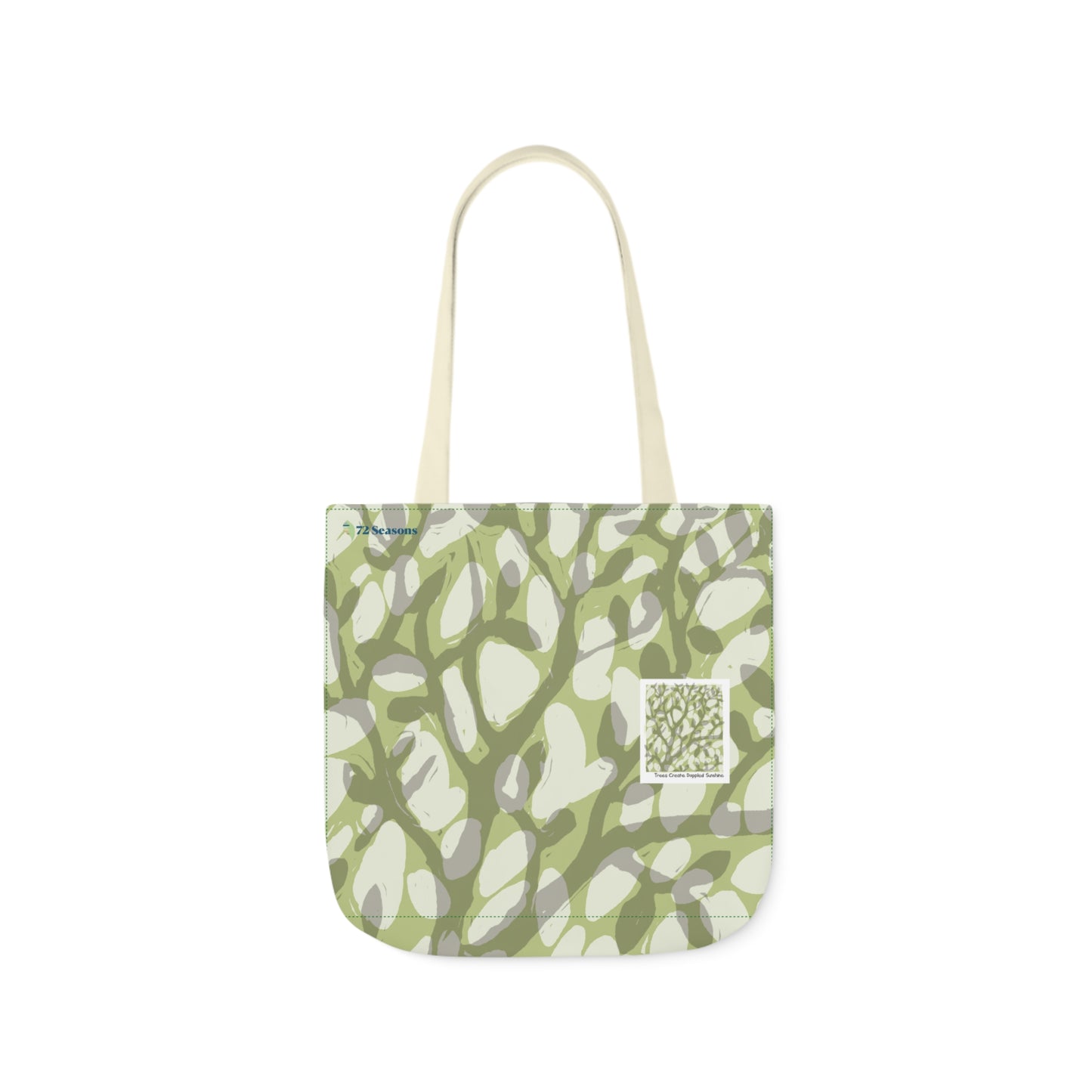 Trees Create Dappled Sunshine Canvas Tote Bag