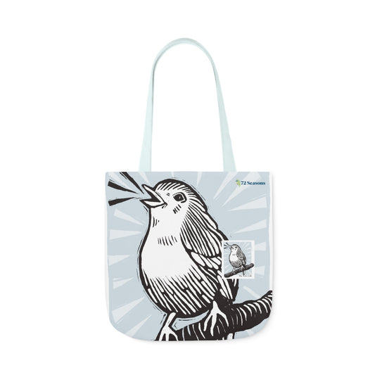 The Robin Calls Canvas Tote Bag