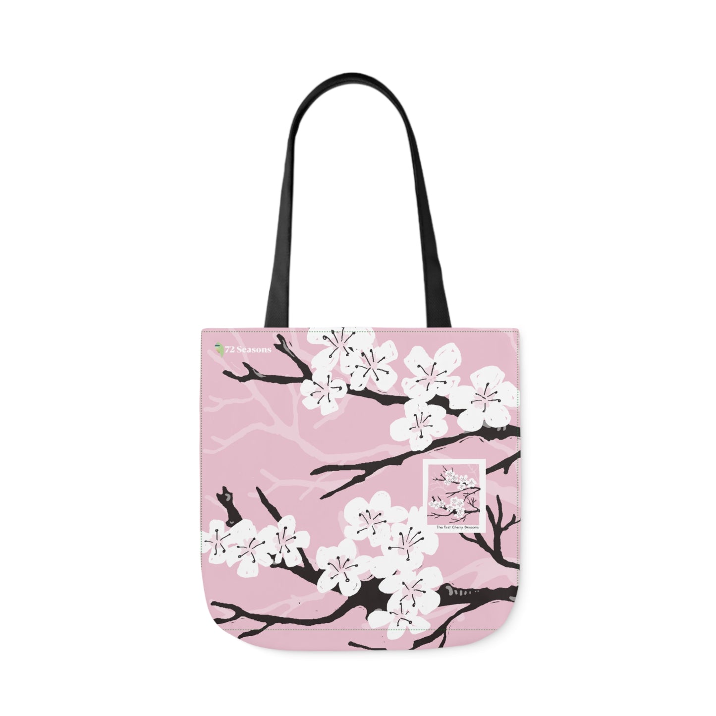 The First Cherry Blossoms Canvas Tote Bag