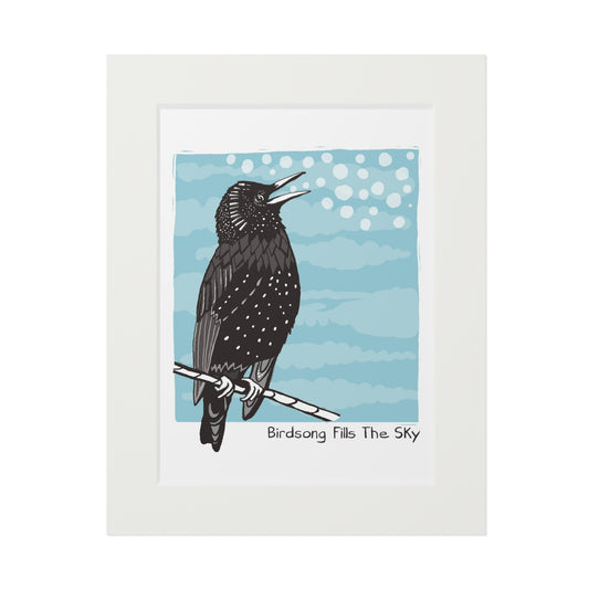 Birdsong Fills The Sky Fine Art Print