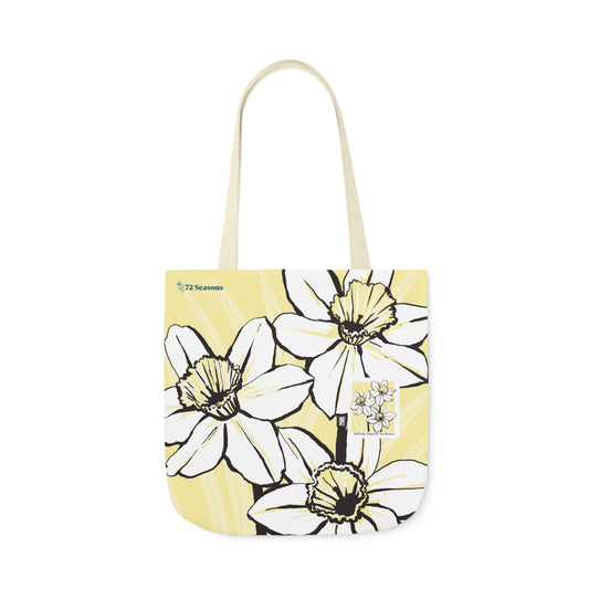 Daffodils Dance in the Breeze Canvas Tote Bag