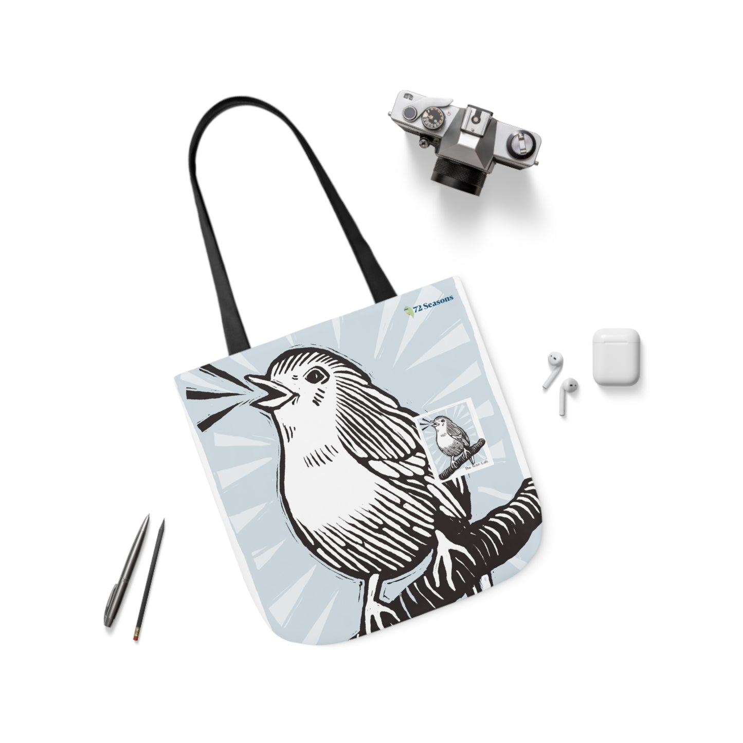 The Robin Calls Canvas Tote Bag