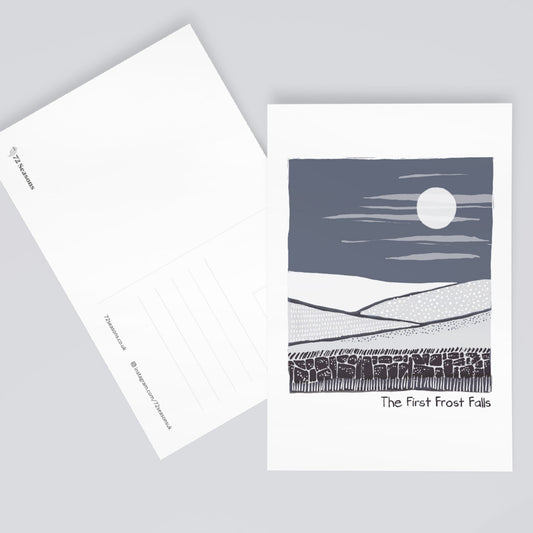 The First Frost Falls postcard