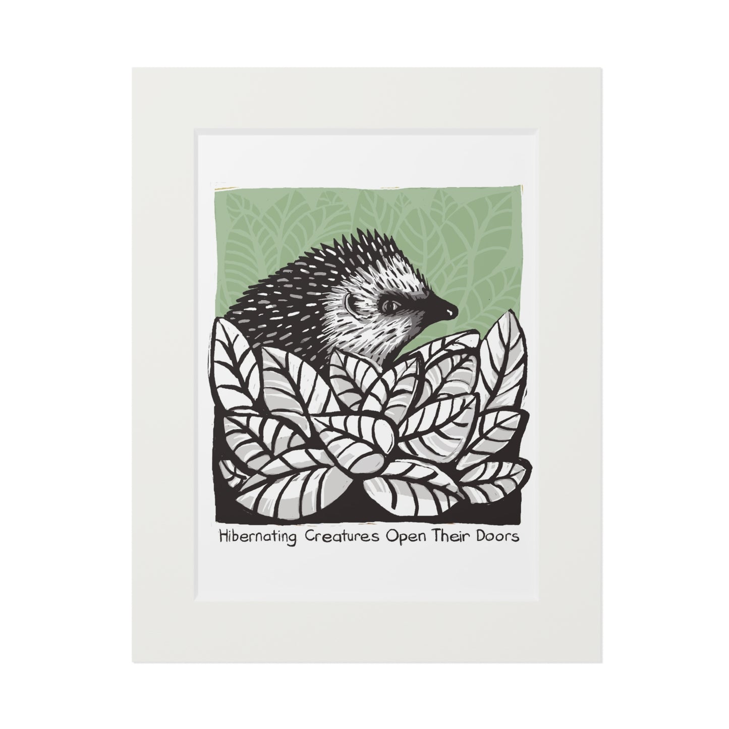 Hibernating Creatures Open Their Doors Fine Art Print