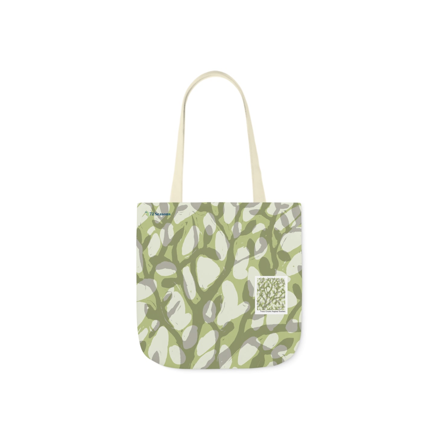 Trees Create Dappled Sunshine Canvas Tote Bag