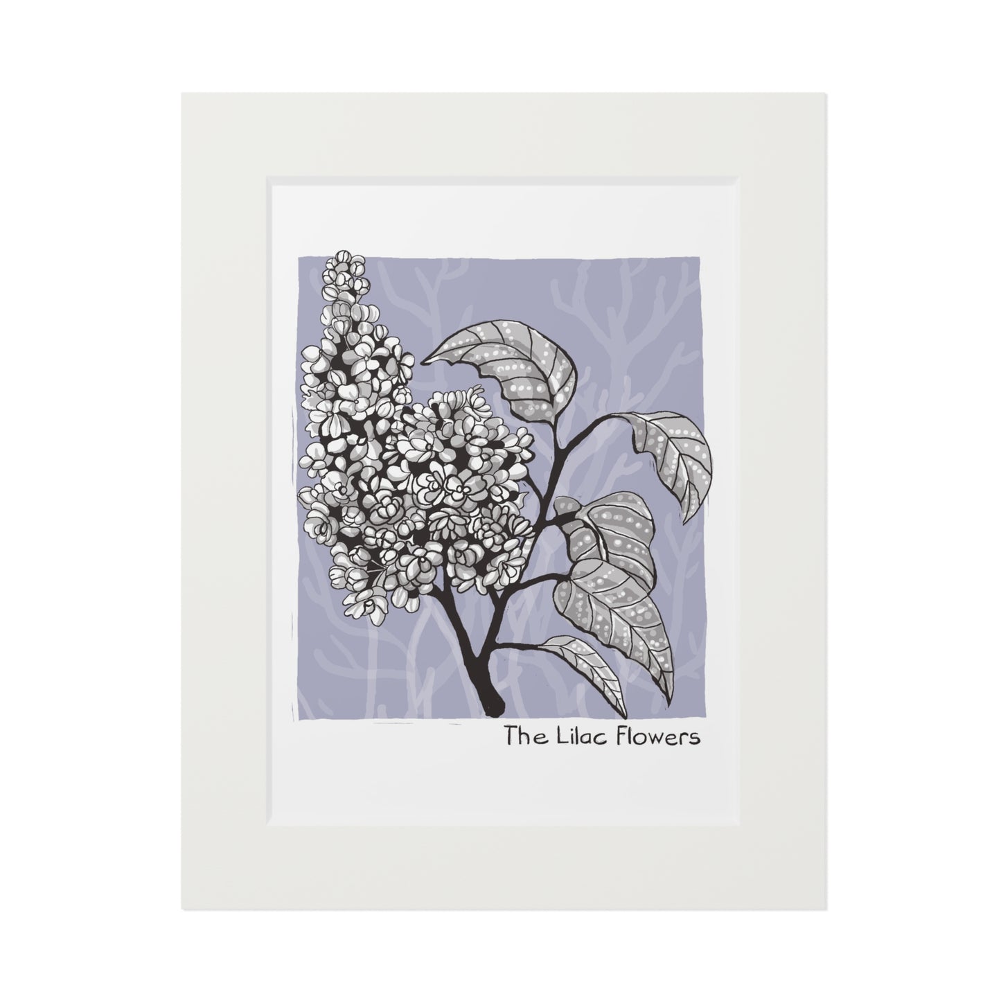 The Lilac Flowers Fine Art Print