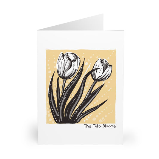 The Tulip Blooms greeting card (5 pack)