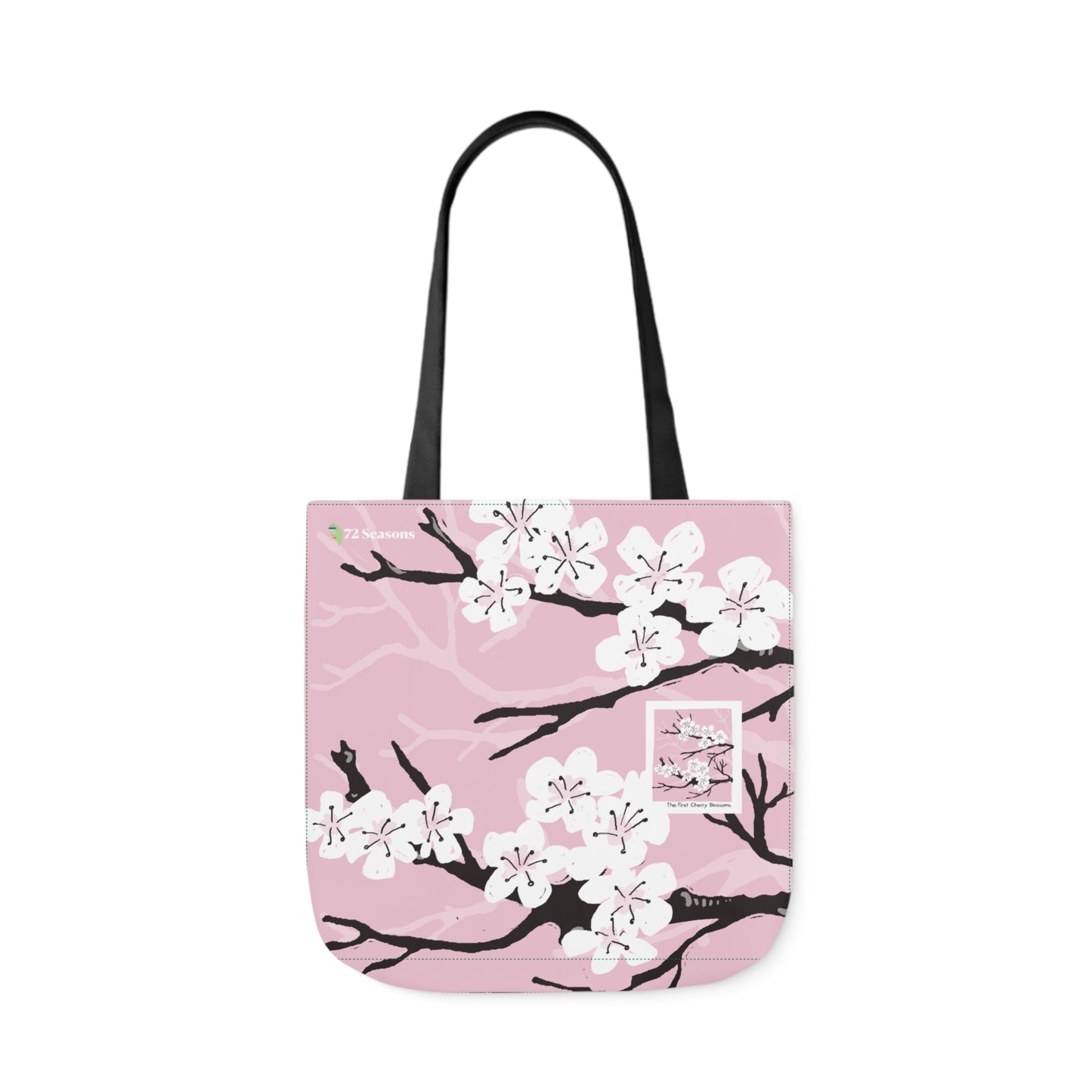 The First Cherry Blossoms Canvas Tote Bag