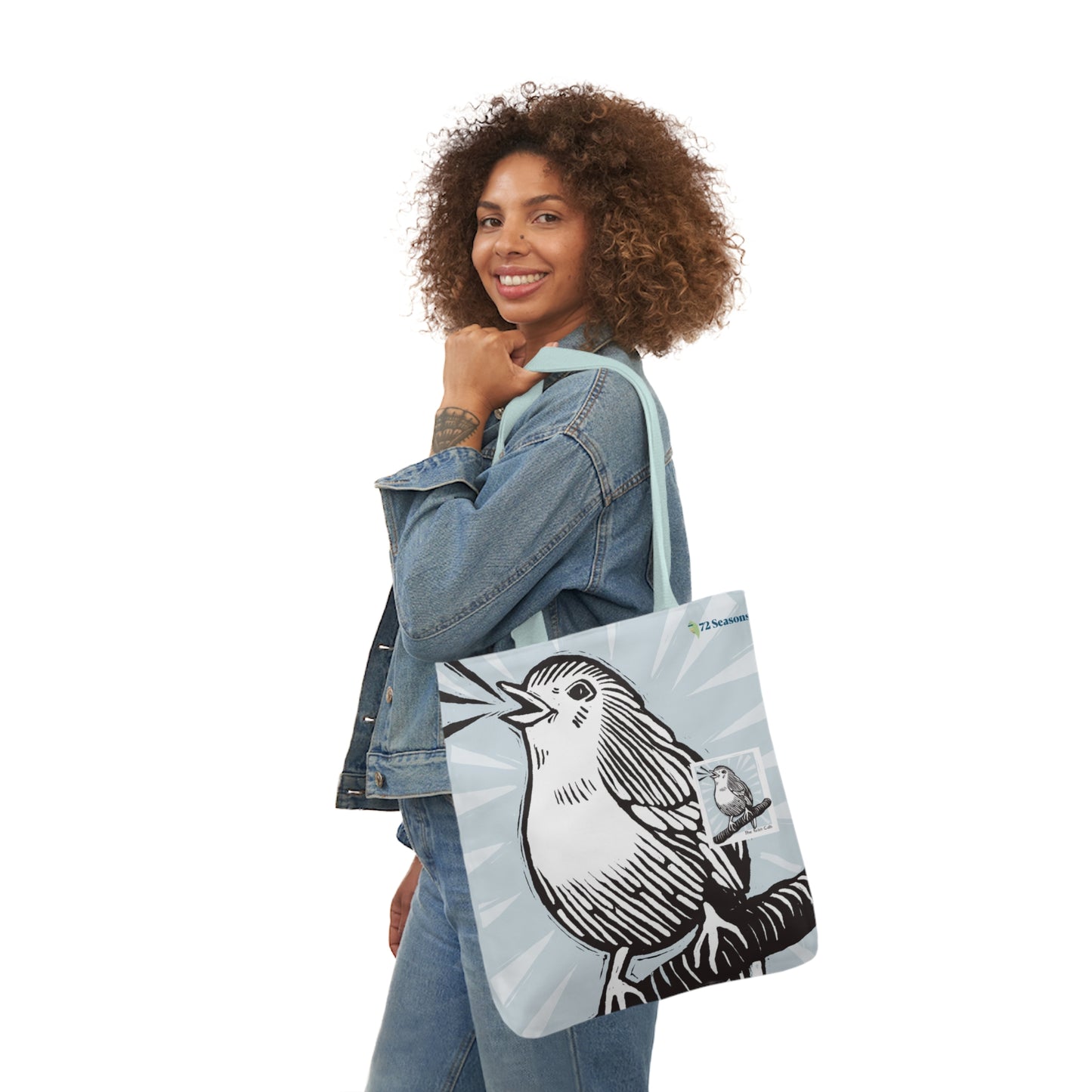 The Robin Calls Canvas Tote Bag