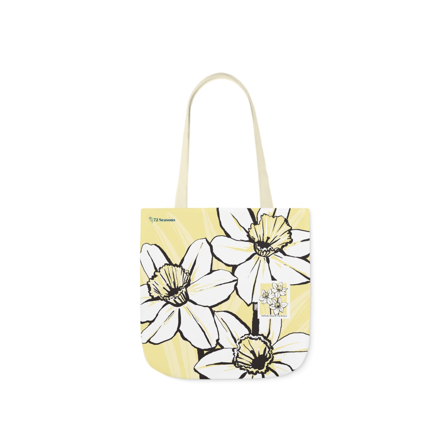 Daffodils Dance in the Breeze Canvas Tote Bag