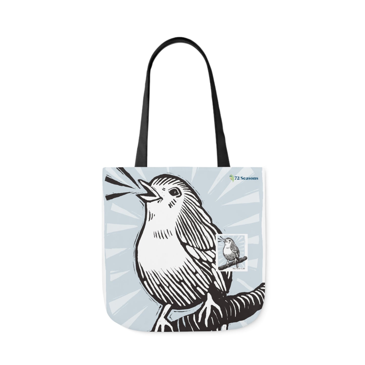 The Robin Calls Canvas Tote Bag