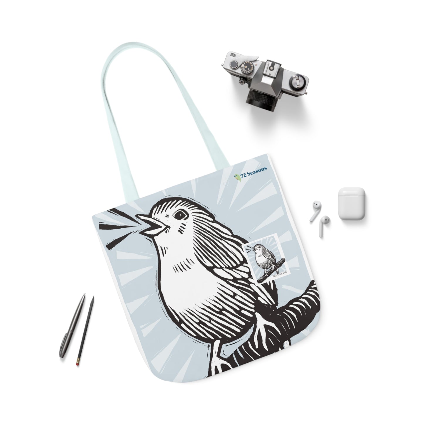 The Robin Calls Canvas Tote Bag